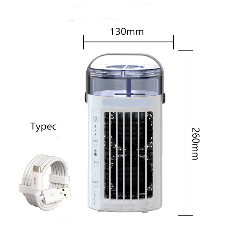 4 ühes mini kaasaskantav jahutuskonditsioneeri ventilaator