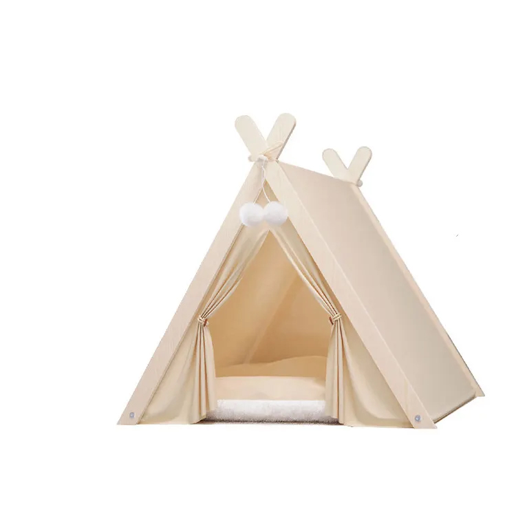 Mugav lemmikloomamööbel kaasaskantav teepee telgimaja