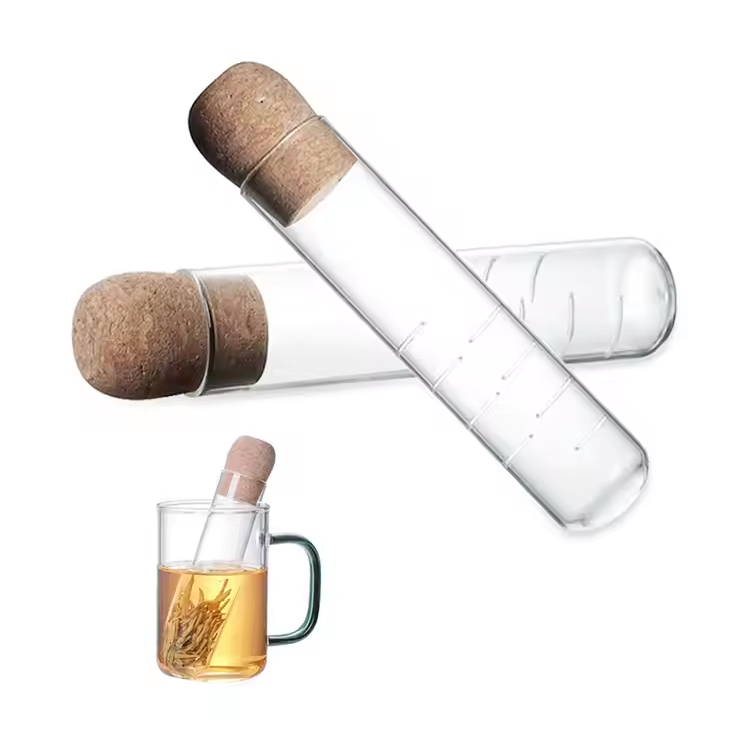 Kujundage toru kuju borosilikat klaasist tee infusert