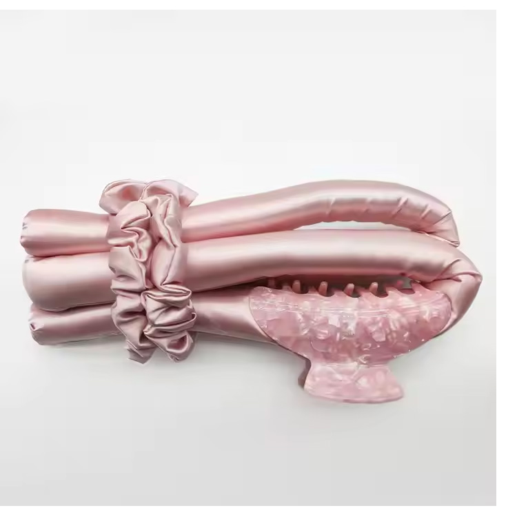 Juuksevorler siidirulllained varda peapael Scrunchie komplekt
