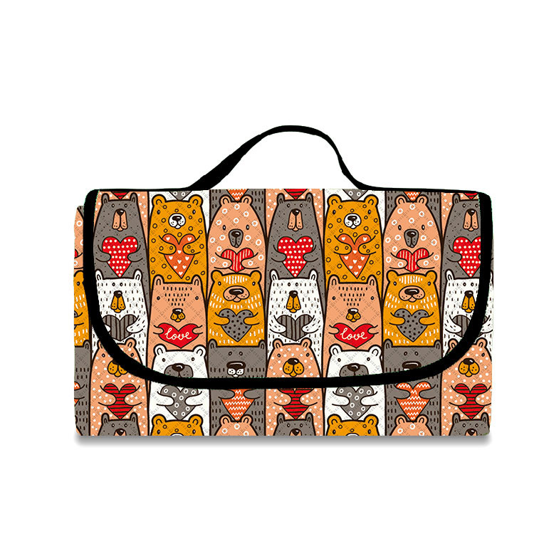 Piknikuvaip kokkurullitud kaasaskantav välikämpingu piknikumatt