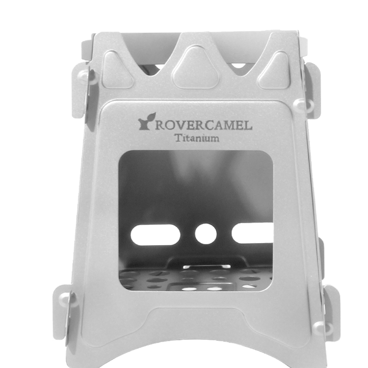 Kaasaskantav kämpingu puupliit titaanist puidupõleti