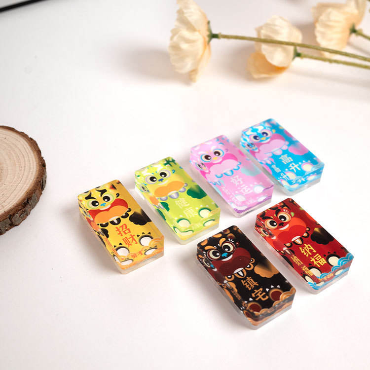 Pehme magnetiga akrüültellistest külmkapi magnetkleebis