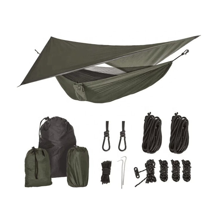 Ultralight Swing Camping Mosquito Net Rain Fly võrkkiik